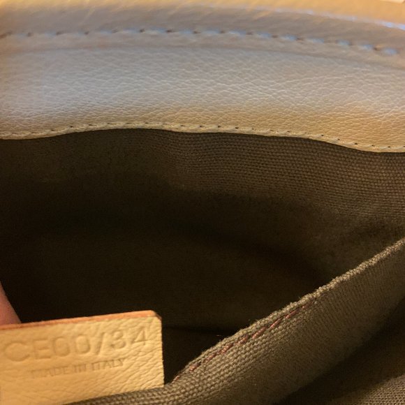 Celine Cream Color Boogie Leather Handbag - Picture 4 of 15